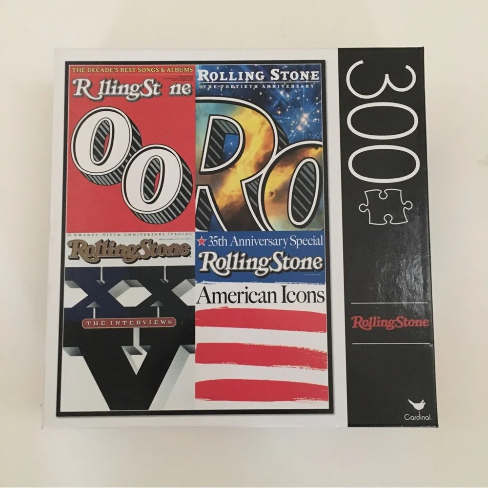 NEW 300 pc Puzzle Rolling Stone Anniversary Covers 18 x 24